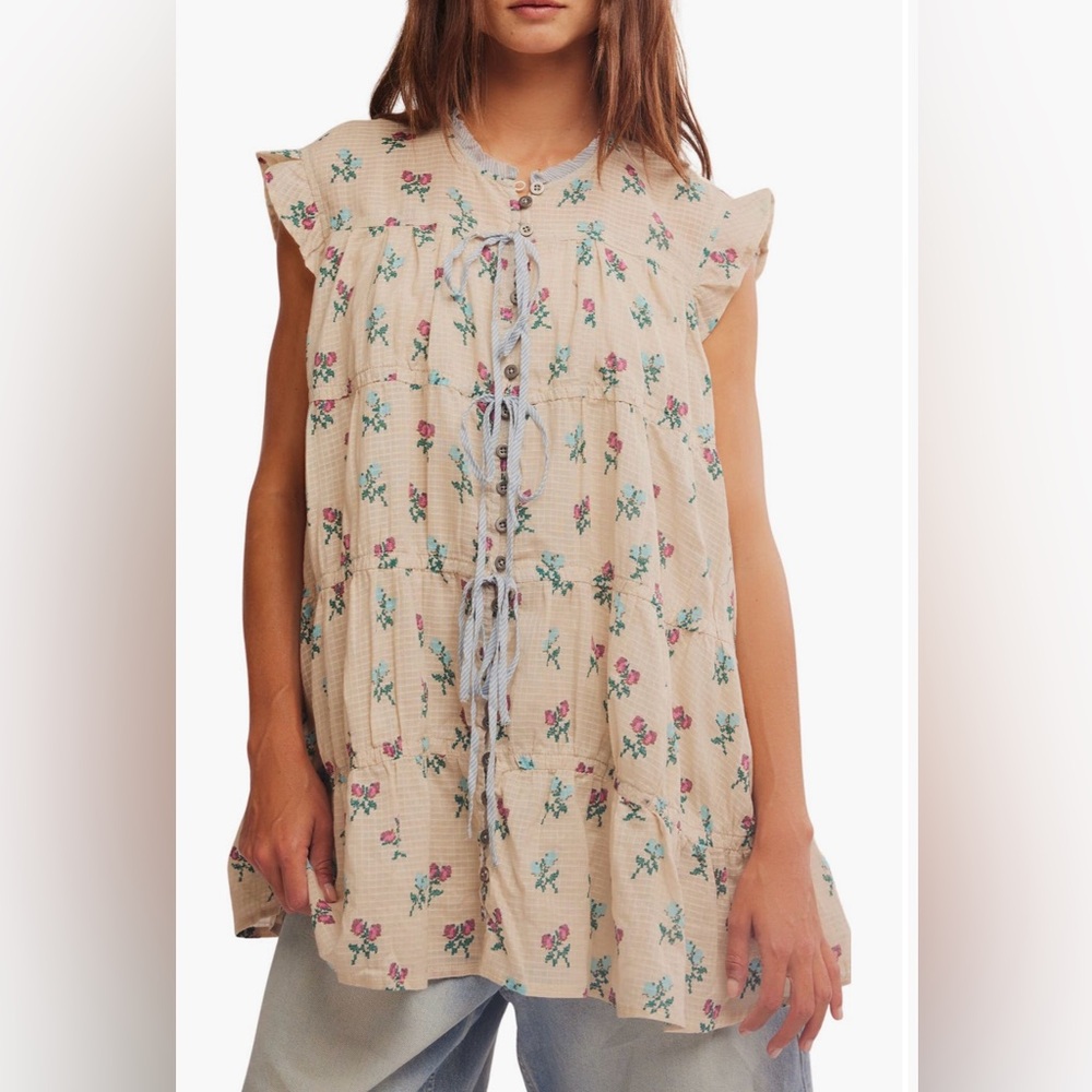 FREE PEOPLE SUNDOWN Mini - Cream Floral